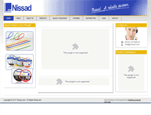 Tablet Screenshot of nissad.com